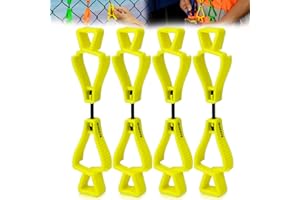 BOZZYS Glove Clips for Work 6-Pack | Z-Shaped Clips for Tool Belts & Hard Hats | Construction Gloves Anti-drop Keeper