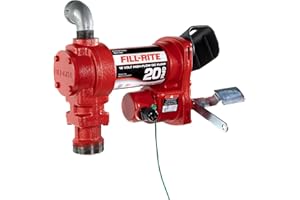 Fill-Rite FR4204H 12V 20 GPM Fuel Transfer Pump (Pump Only) | Gasoline, Diesel, Kerosene, Ethanol Blends, Methanol Blends, & Biodiesel