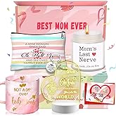 Gifts for Mom, Gift for Moms from Daughter Son, Mother's Day Gift s Basket for Wife, Daughter, Grandma, Friends, Sister, Birthday Christmas Gifts for Teacher Appreciation Women Best Mom Ever