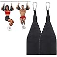 wonderfulwu Padded Hanging AB Straps, 1 Pair AB Sling Suspension Hanging Straps Belts Abdominal Muscles Training Pull Sit Ups Chin-up Bar Mounted Muscles Carver (C)