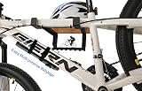 wisnew Bike Wall Rack with Shelf and 8 Hooks, Horizontal Indoor Storage view 3
