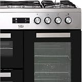 Beko KDVF90K 90cm Dual Fuel Range Cooker Black view 8