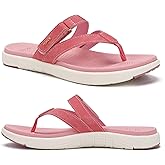 COFACE Womens Fashion Orthotic Flip Flops Ladies Slip On Lightweight Athletic Yoga Mat Cushion Thong Sandals With Comfortable Plantar Fasciitis Arch Support