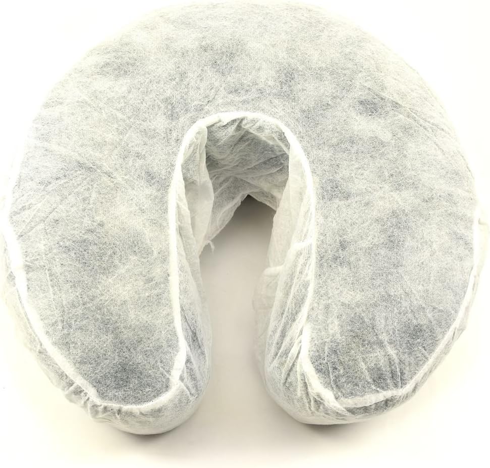 bodyworkzone 25 x Disposable HYGIENIC Fitted Massage Table FACE Cradle Covers