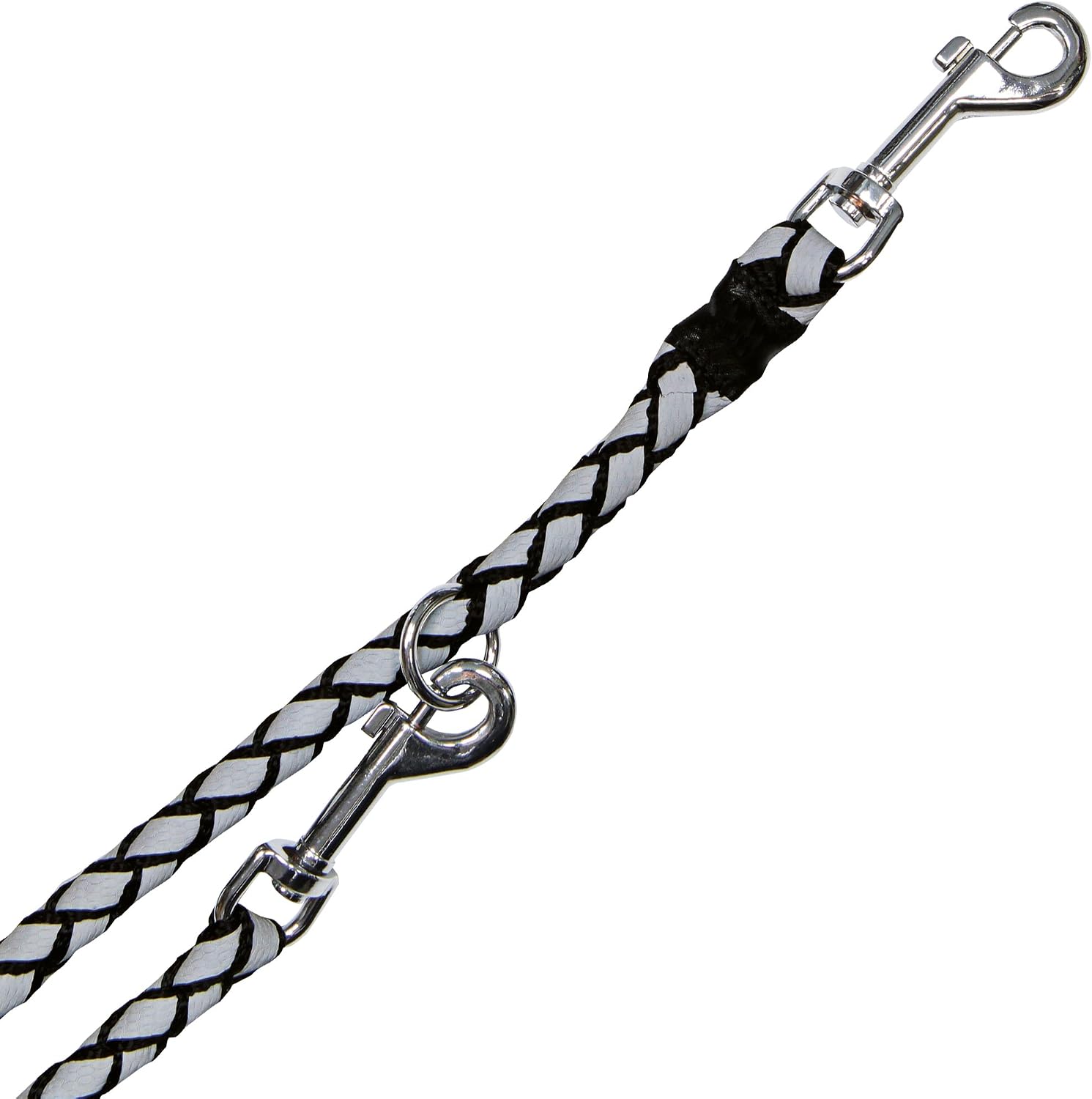 SaferLife Cavo Reflect adjustable leash, S-M: 2.00 m/ø 12 mm, black, S-M, 2,00 m ø 12 mm