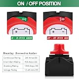 Bolatus Battery Isolator Switch 12-48V 200A DC Car Boat Truck RV view 4