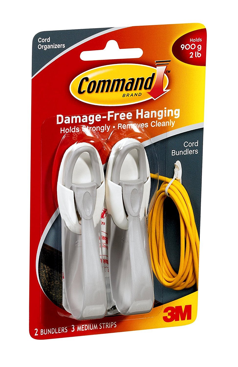 3M Cord Bundlers with Command Strips 