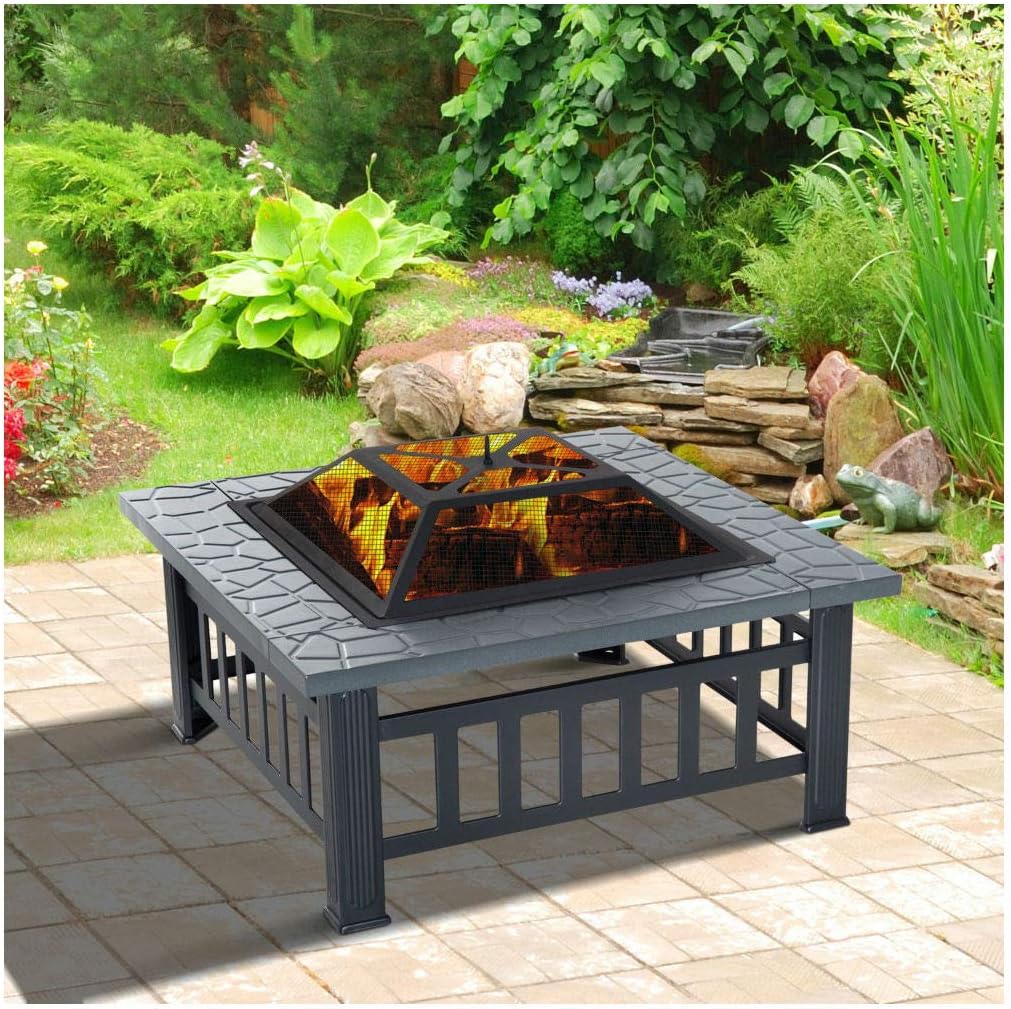 Amazon Com 32 Outdoor Patio Firepit Fireplace Stove Heater