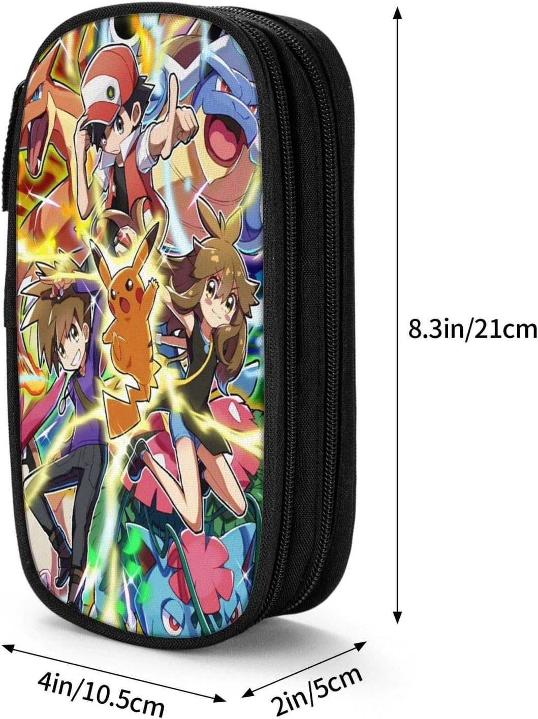 Amazon ピカチュウ 筆箱 多大容量 筆入れ 筆箱 筆入れ 文房具収納袋 化粧ポーチ 学生の進歩 オフィス多目的 筆入れ ペンケース 文房具 オフィス用品