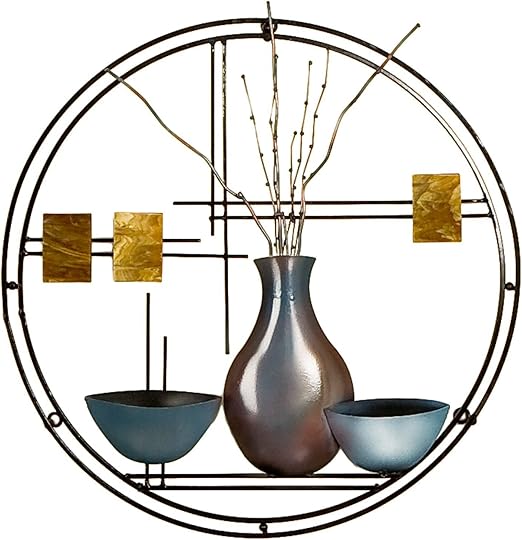 Amazon Com Southern Enterprises Vase And Bowl Hanging Wall Art