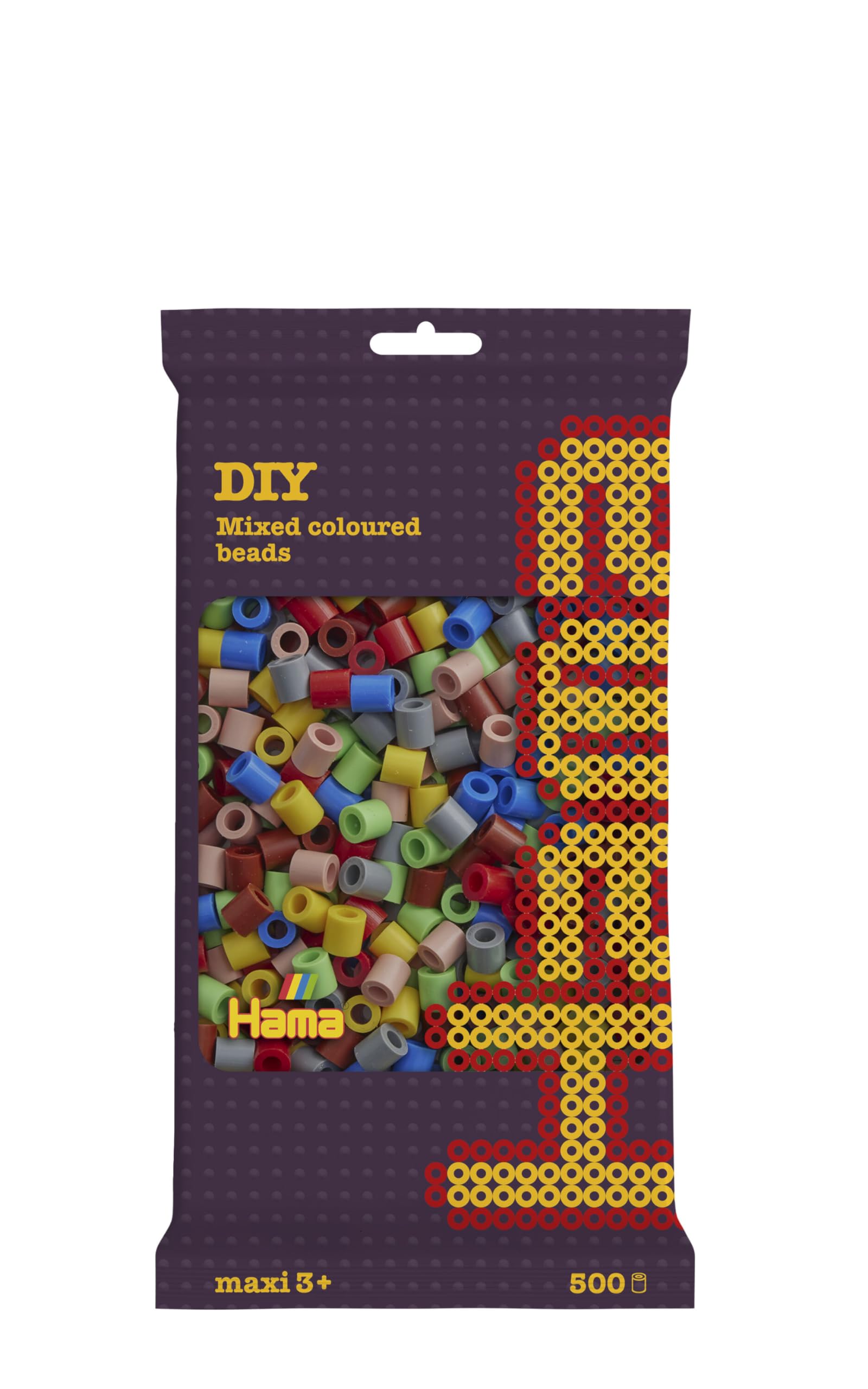Hama Maxi Beads 500 in Bag Mix 69