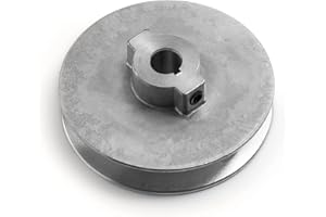 T TERRE Terre Products - V-Groove/V-Belt Drive Pulley, 3.5'' Outside Diameter, 1/2" Bore, Die Cast, Z3A Zinc Alloy, Compatible Replacement for Chicago Die Cast 350A