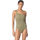 Michael Kors Womens Crochet One Shoulder One Piece