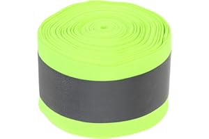 Holibanna Fluorescent Green Reflective Fabric Strip 5cm X Roll Safety Reflective Ribbon for Clothing
