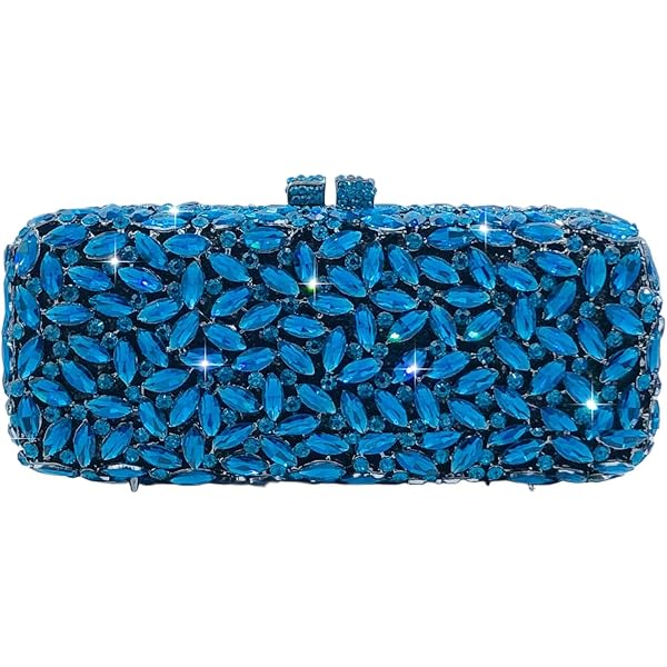 Fioeyr Sac à Main En Forme D'enveloppe à Strass Pour Femme