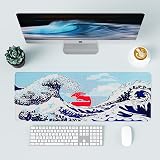 EFISH Kanagawa Surfing Mouse Pad Extended Large 31.5x11.8x0.12 in view 2
