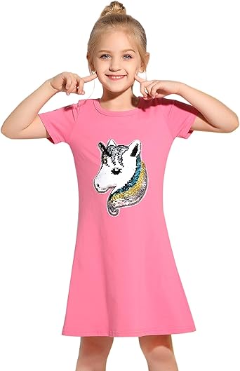 amazon t shirt dress for girl