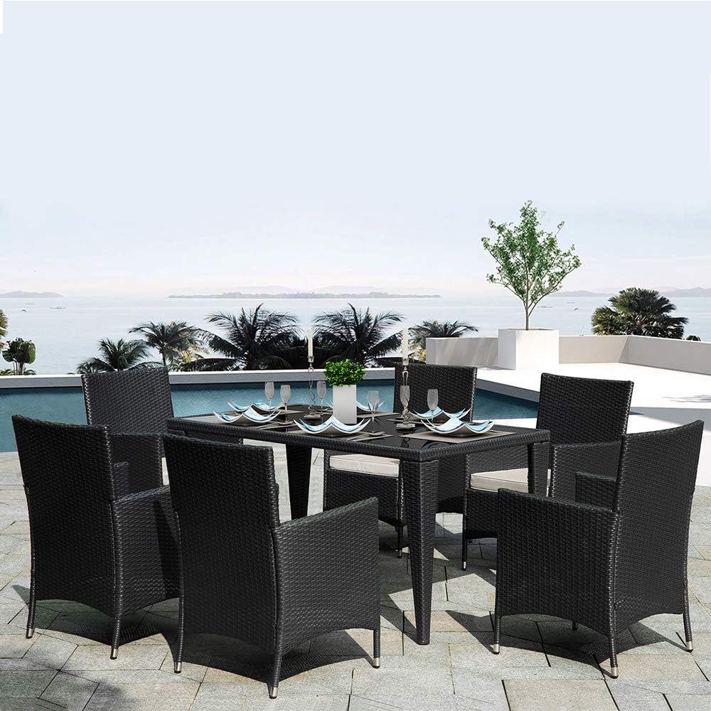 MOOSENG, Outdoor Patio Furniture Set, Perfect for Garden Lawn Poolside Backyard