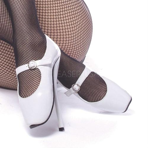 Devious Ballett-High Heels BALLET-08 - Lack Weiß 46 EU