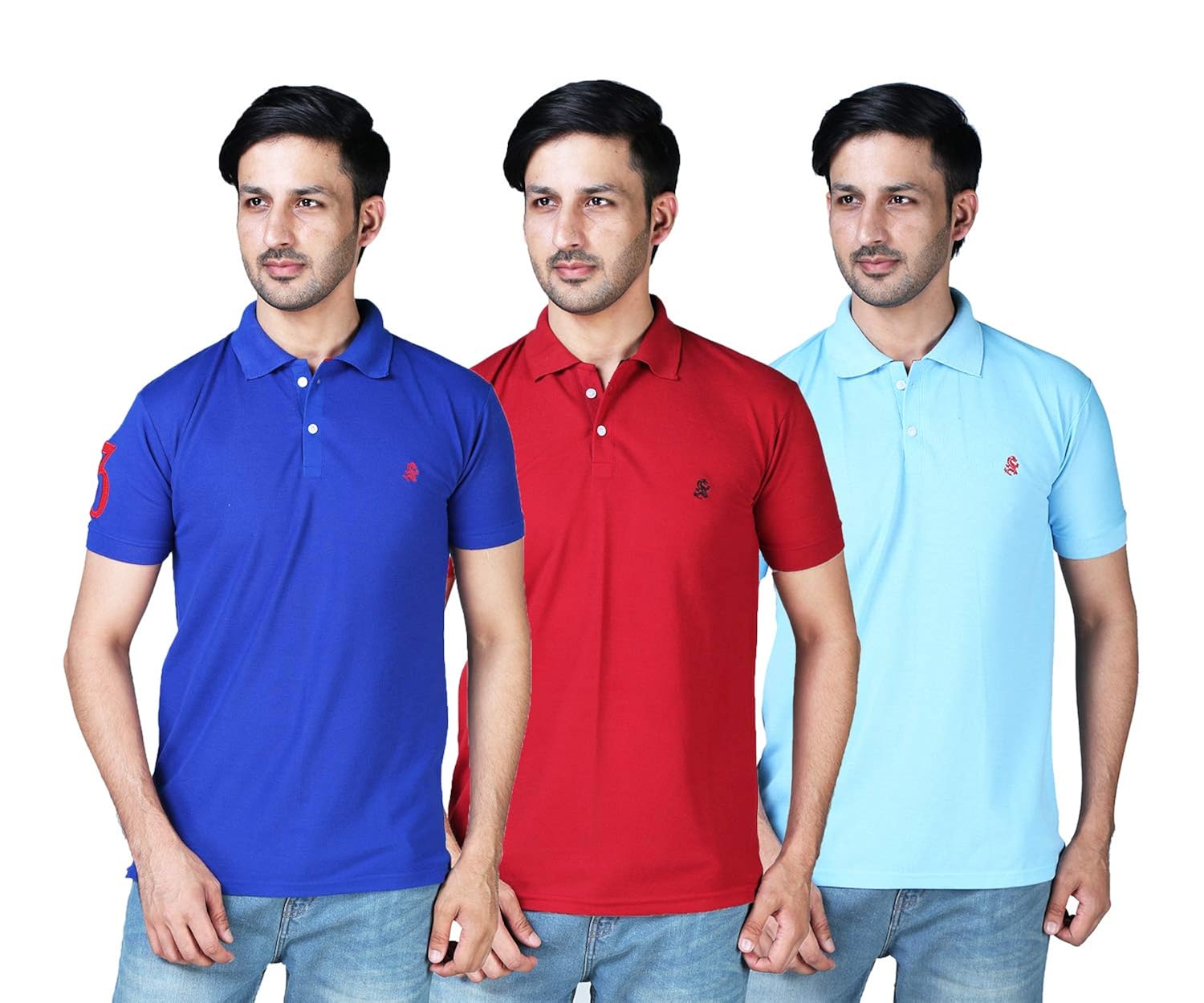 light blue t shirt combination