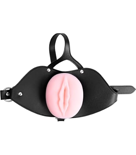 pussy face mask sex toy Master Series Pussy-Face Gag – Realistic Open Mouth BDSM Toy – Happibee