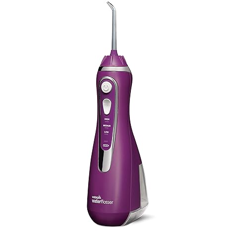 Waterpik Cordless Water Flosser Rechargeable Portable Oral Irrigator For Travel Home Cordless Advanced Wp 565 Orchid Purple