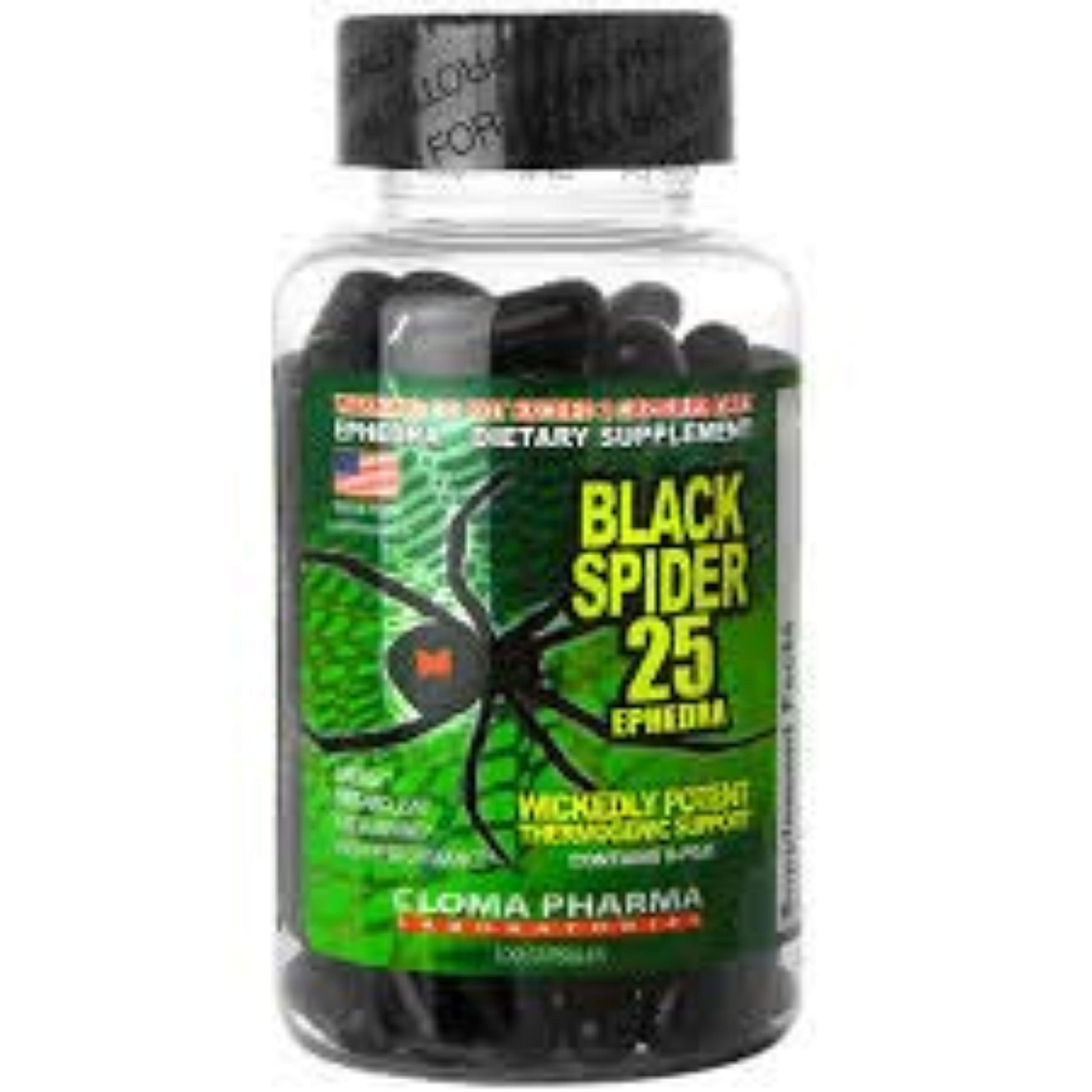 Cloma Pharma Black Spider Fat Burner Diet Pill Buy Online in United Arab Emirates at desertcart