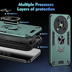 vbsyuwsa Compatible with itel RS4 4G Case,Tempered