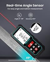 MiLESEEY 120M Laser Measure, 229ft Digital Tape Measure with Auto Angle view 4