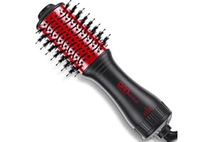 DAN Technology 2 inch Lightweight Electric Brush Hair,one Step Hair Dryer and volumizer,Small Hair Brush drye,Blow Dry Round Brush,Ceramic hot Brush & Styler,Small Brush Hair dryers for Women
