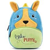 BEFUNIRISE Toddler Backpack – Cute Plush Animal Mini Backpack For Boys & Girls Ages 2-6, Adjustable Straps