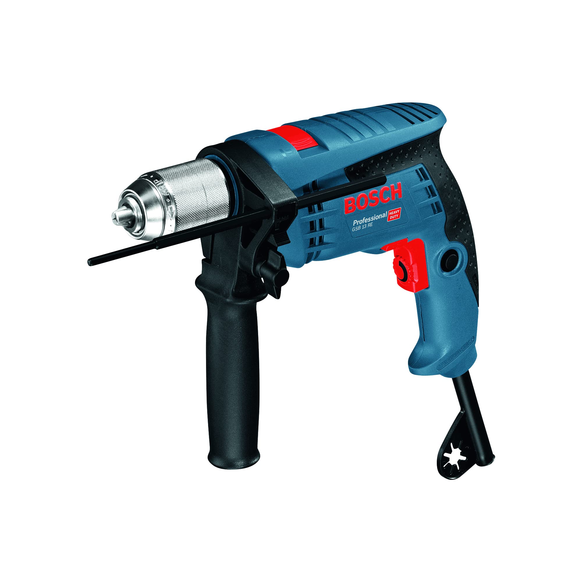 Bosch Professional Impact Drill GSB 13 RE (110 V, incl. Depth Stop 210mm, Quick-Action Drill Chuck 13mm)