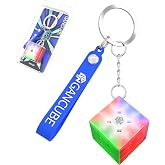 CuberShop GAN 330 Mini Keychain Speed Cube (10th Anniversary Special Version), GAN Cube 3X3 Tiny Collectibles Key Rings Cute Cube Pocket Size GAN330 Keychaincube 10 Anniv