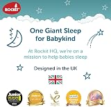 Rockit Zed Vibration Baby Sleep Aid Red Night Light 6 Settings Crib Cot Moses view 7