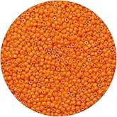 3mm Glass Seed Beads Bulk - 200g (Approx 7200 pcs) - 8/0 Round Craft Beads for Jewelry Making - Earrings, Bracelets, Necklaces