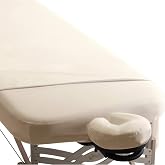 EARTHLITE Premium Microfiber Massage Sheet Set - Silky, Wrinkle Resistant, Quick Drying, 3piece Set (Fitted, Top, Face Pillow Cover)