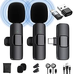 IUMAKEVP Wireless Lavalier Microphone for