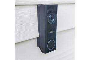 Vinyl Siding Mounting Bracket Compatible with eufy Video Doorbell C30 C31 2K (4" Standard Vinyl Siding Only) 3D Printed. UV R