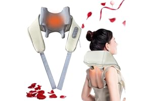 IFGOOOO Neck Massager - Valentines Day Gifts for Her/Him,Shoulder Back Massager with Heat for Pain Relief,Shiatsu Electric Deep Tissue 4D Kneading Massagers,Gifts for Women/Men/Boyfriend