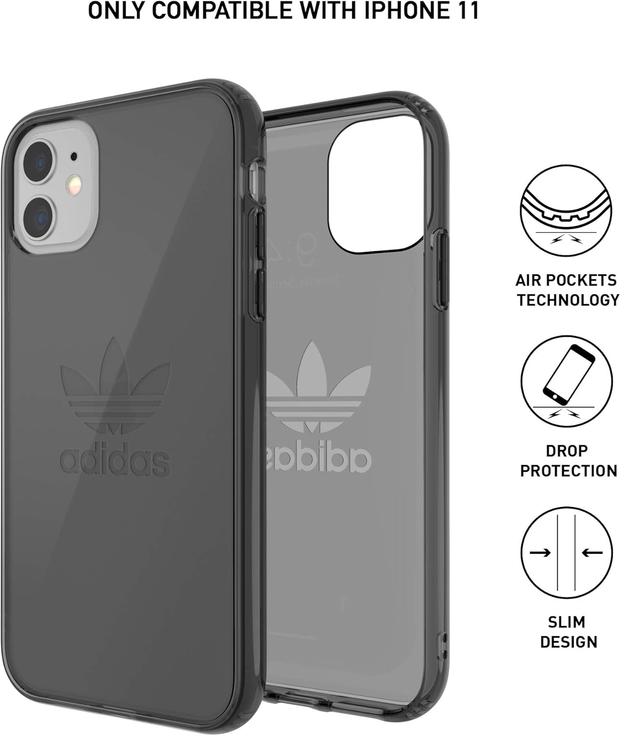 Amazon アディダスオリジナルス Iphone 11ケース クリアケース スモーキー ブラック Adidas Originals Protective Clear Case Big Logo For Iphone 11 Smokey Black 家電 カメラ オンライン通販 Amazon アディダスオリジナルス Iphone 11ケース クリアケース スモーキー ブラック Adidas Originals Protective Clear Case Big Logo For Iphone 11 Smokey Black 家電 カメラ オンライン通販