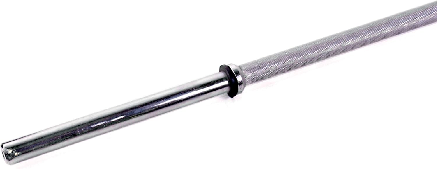 CAP Barbell 72" Standard Solid Threaded Bar, Chrome : Weight Bars : Sports & Outdoors