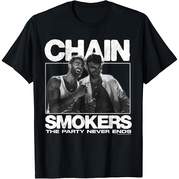 ＞【レア・XXL】THE CHAINSMOKERS ツアーTシャツ バンドT 黒 Amazon.com: The Chainsmokers - The Party Never Ends T-Shirt