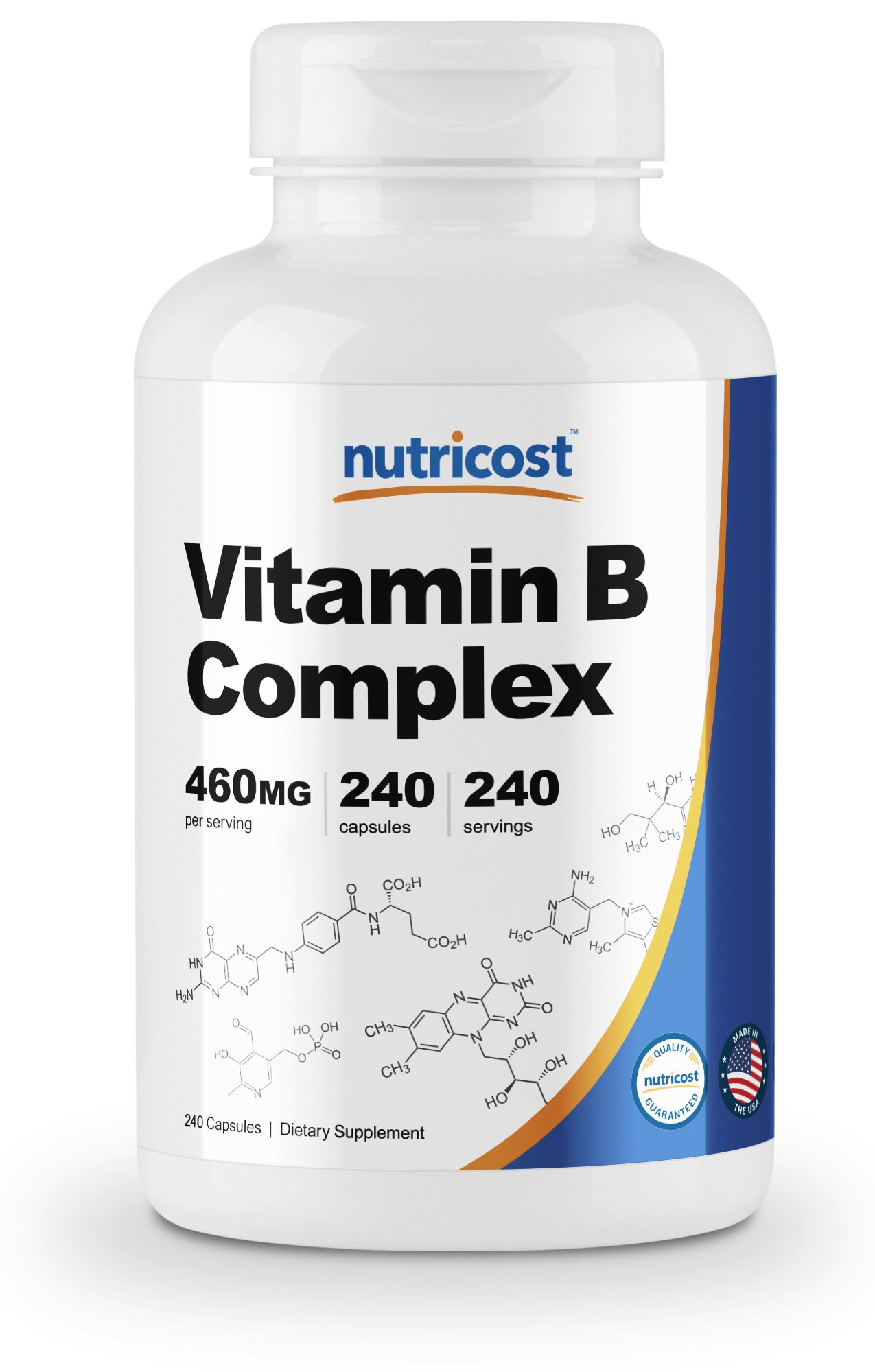 High Potency Vitamin B Complex 460mg, 240 Capsules eBay