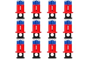 Frcctre 12 Pack Pin in Standard Circuit Breaker Lockout Device, Industrial Grade Miniature Loto Device Breaker Switch Lock for Electrical Lockout, OSHA Compliant
