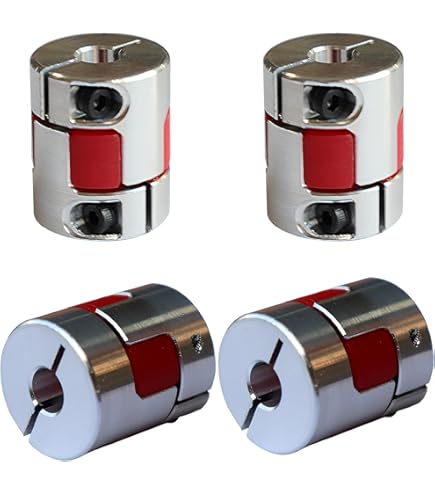 2 X Aluminum Shaft Coupling 10mm To 14mm Bore L35xD30 - View #6
