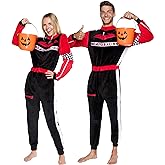 Funziez! Slim Fit Racecar Driver and Fighter Pilot One Piece - Plush Adult Costume Jumpsuit