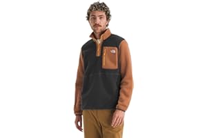 THE NORTH FACE Men's Yumiori Quarter Zip Jacket | Lightweight Fleece Coat With Embroidered Logo, Secure Zip Chest Pocket