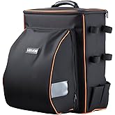 VEVOR Welding Backpack, 35.6L Welder Backpack for Tools and Helmet, 600D Polyester Extreme Gear Pack with Helmet Catch Bag, Multi-Purpose Gear Storage Bag for Welding, Outdoor Camping, Mountaineering