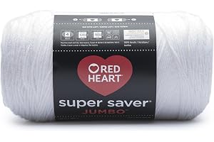 Red Heart Super Saver Jumbo Yarn, White