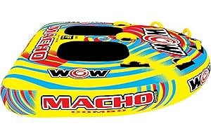 WOW Sports Macho Combo Towable Tubes for Boating, Accessories for Tubing, Water Tube for Boats